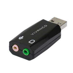 VIVANCO Soundcard Headset Adapter USB