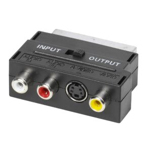 Vivanco S VHS adapter Mini DIN / Scart