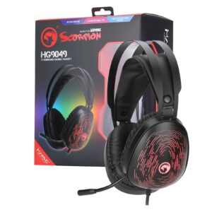 Marvo Scorpion 7.1 Virtual Surround Sound 7 Colour LED Gaming Headset