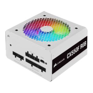 Corsair 550W CX-F RGB Series CX550F PSU, Fully Modular